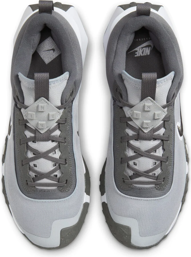 Nike Men's Air Diamond Varsity Turf Baseball Shoes in Grey | DZ0502-003 - Image 4
