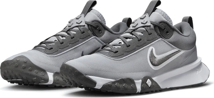 Nike Men's Air Diamond Varsity Turf Baseball Shoes in Grey | DZ0502-003 - Image 5