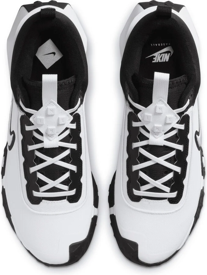 Nike Men's Air Diamond Varsity Turf Baseball Shoes in White | FN7454-102 - Image 4