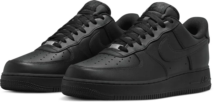 Nike Men's Air Force 1 '07 EasyOn Shoes in Black | FD1146-001 - Image 5