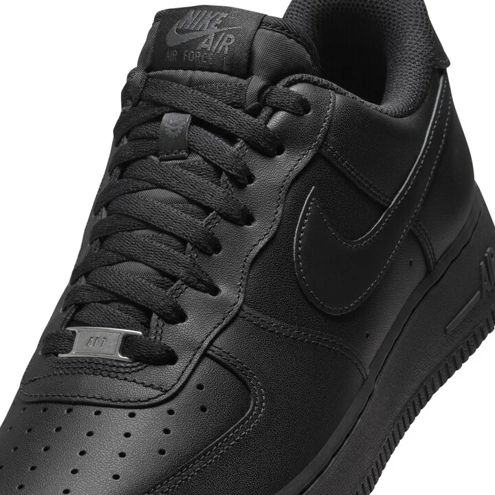 Nike Men's Air Force 1 '07 EasyOn Shoes in Black | FD1146-001 - Image 7