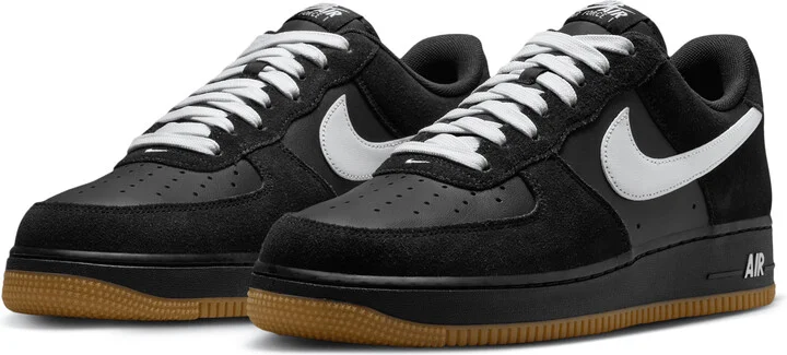 Nike Men's Air Force 1 '07 LV Shoes in Black | IB6388-001 - Image 5
