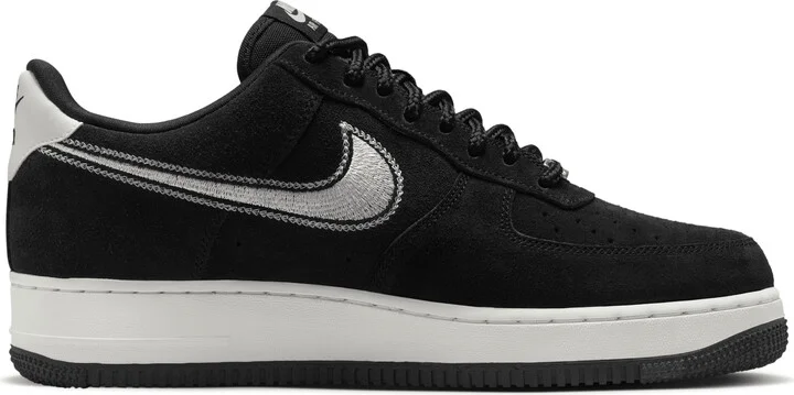 Nike Men's Air Force 1 '07 LV8 Shoes in Black | HJ4465-001 - Image 3