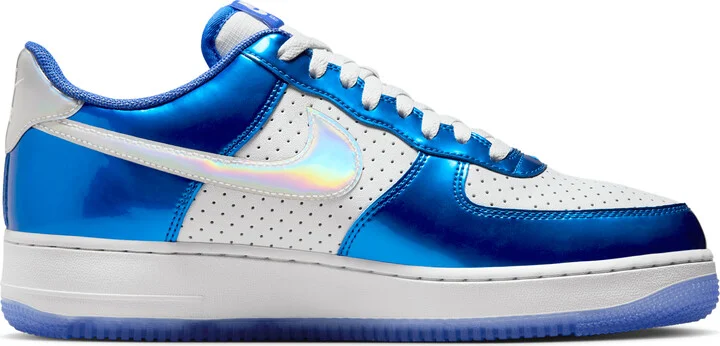 Nike Men's Air Force 1 '07 LV8 Shoes in Blue | HV5751-435 - Image 3