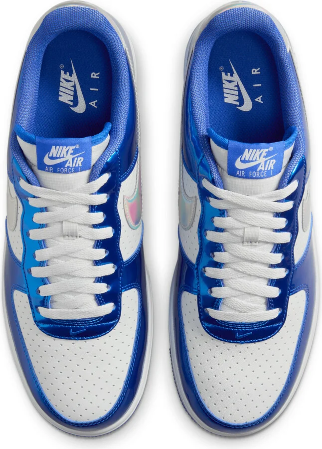 Nike Men's Air Force 1 '07 LV8 Shoes in Blue | HV5751-435 - Image 4
