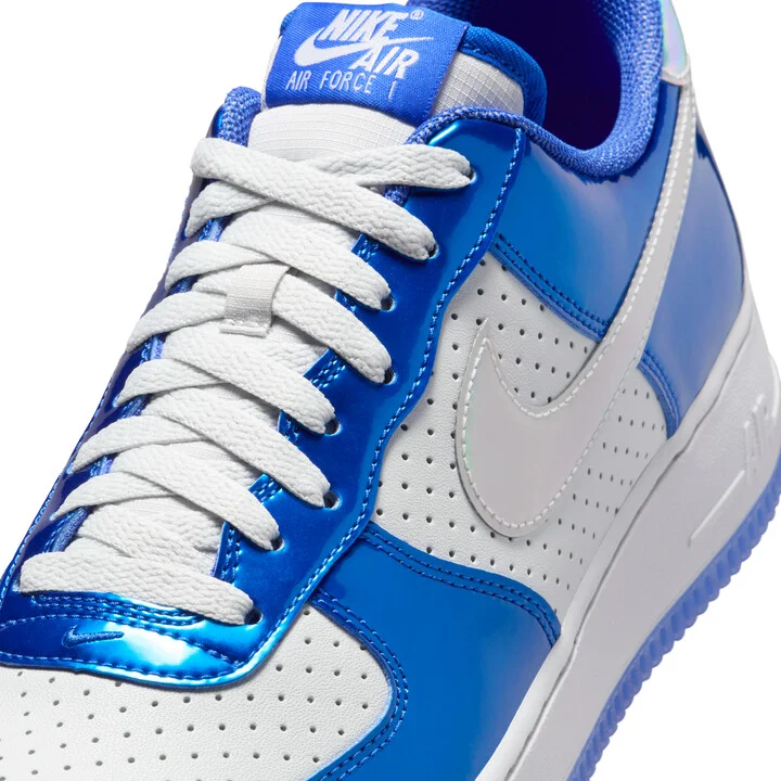 Nike Men's Air Force 1 '07 LV8 Shoes in Blue | HV5751-435 - Image 7