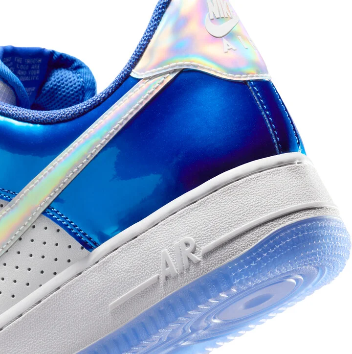 Nike Men's Air Force 1 '07 LV8 Shoes in Blue | HV5751-435 - Image 8