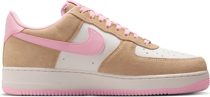 Nike Men's Air Force 1 '07 LV8 Shoes in Brown | FQ8714-202 - Image 3