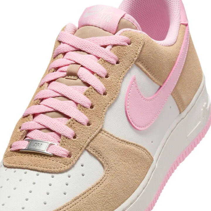Nike Men's Air Force 1 '07 LV8 Shoes in Brown | FQ8714-202 - Image 7