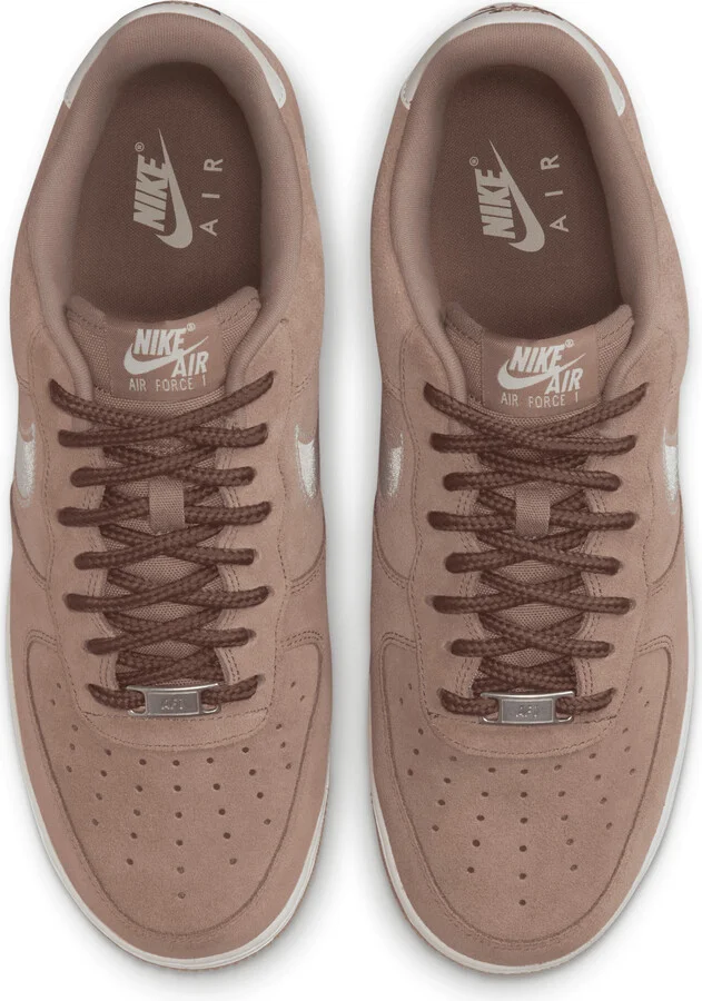 Nike Men's Air Force 1 '07 LV8 Shoes in Brown | HJ4465-200 - Image 4