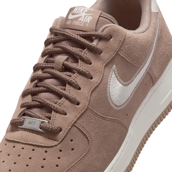 Nike Men's Air Force 1 '07 LV8 Shoes in Brown | HJ4465-200 - Image 7