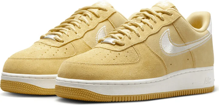 Nike Men's Air Force 1 '07 LV8 Shoes in Brown | HJ4465-700 - Image 5