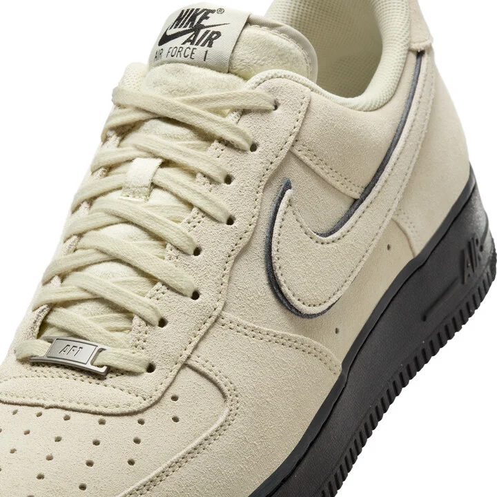 Nike Men's Air Force 1 '07 LV8 Shoes in Brown | HQ1966-200 - Image 7