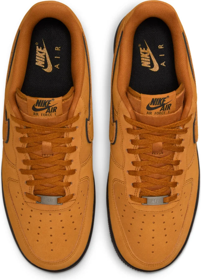 Nike Men's Air Force 1 '07 LV8 Shoes in Brown | HQ1966-700 - Image 4