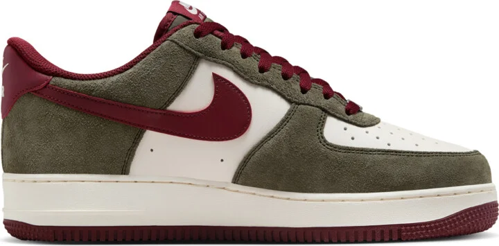 Nike Men's Air Force 1 '07 LV8 Shoes in Green | FQ8714-302 - Image 3