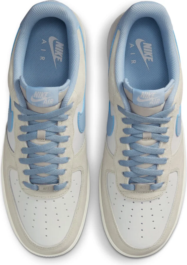 Nike Men's Air Force 1 '07 LV8 Shoes in Grey | FQ8714-005 - Image 4