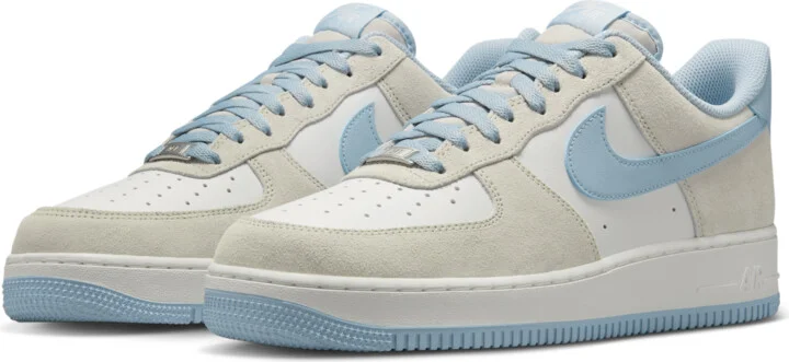 Nike Men's Air Force 1 '07 LV8 Shoes in Grey | FQ8714-005 - Image 5