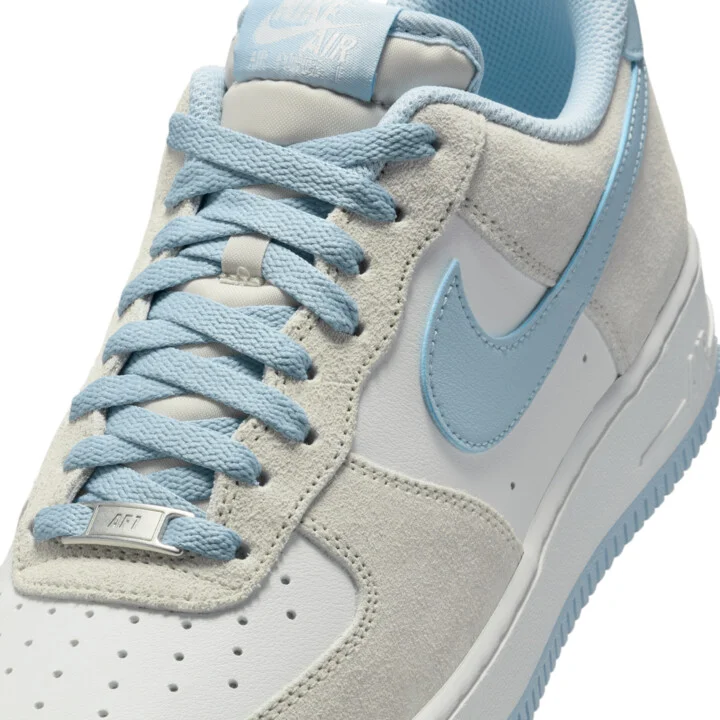 Nike Men's Air Force 1 '07 LV8 Shoes in Grey | FQ8714-005 - Image 7