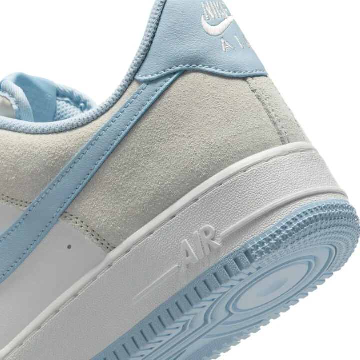 Nike Men's Air Force 1 '07 LV8 Shoes in Grey | FQ8714-005 - Image 8