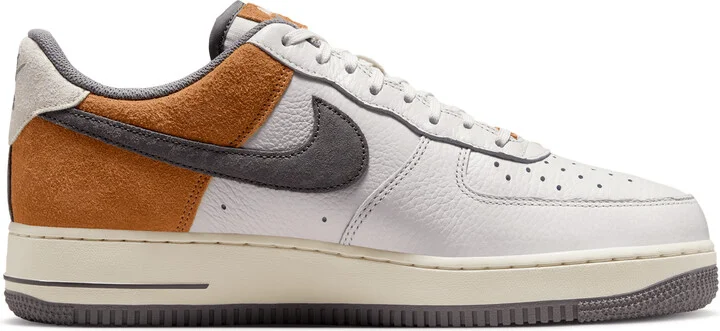 Nike Men's Air Force 1 '07 LV8 Shoes in Grey | IB7718-030 - Image 3