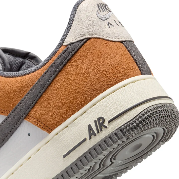 Nike Men's Air Force 1 '07 LV8 Shoes in Grey | IB7718-030 - Image 8