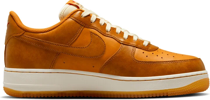 Nike Men's Air Force 1 '07 LV8 Shoes in Orange | HQ3639-720 - Image 3