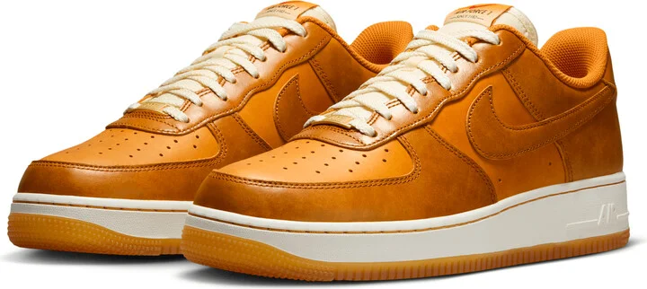 Nike Men's Air Force 1 '07 LV8 Shoes in Orange | HQ3639-720 - Image 5