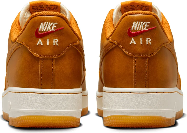 Nike Men's Air Force 1 '07 LV8 Shoes in Orange | HQ3639-720 - Image 6