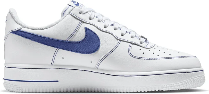Nike Men's Air Force 1 '07 LV8 Shoes in White | HQ2037-100 - Image 3
