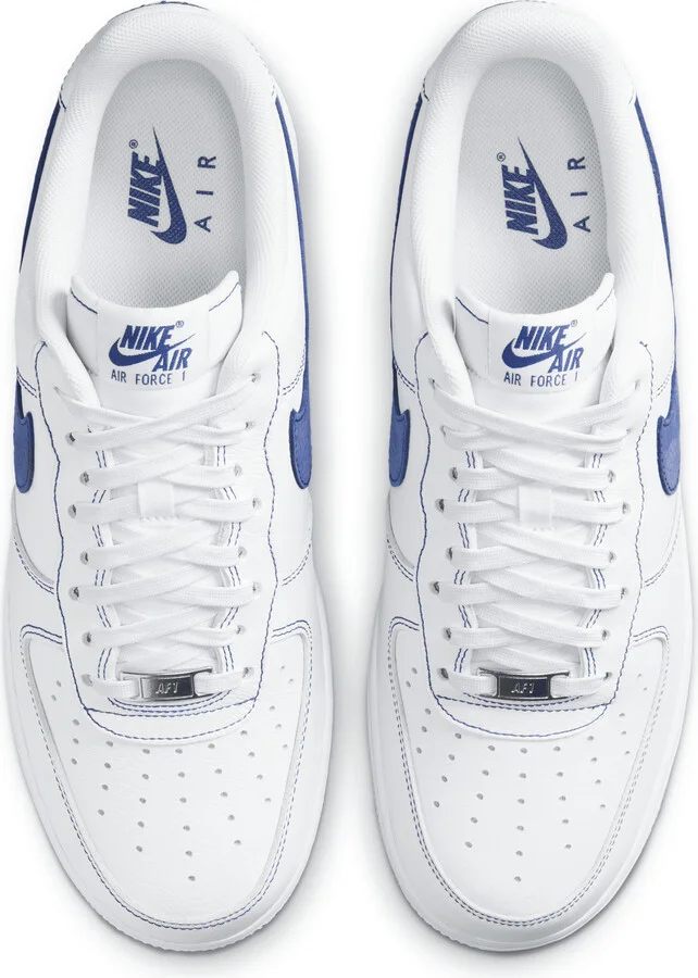 Nike Men's Air Force 1 '07 LV8 Shoes in White | HQ2037-100 - Image 4