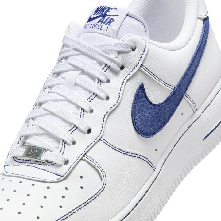 Nike Men's Air Force 1 '07 LV8 Shoes in White | HQ2037-100 - Image 7
