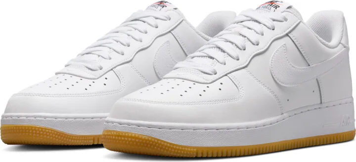 Nike Men's Air Force 1 '07 LV8 Shoes in White | II7630-100 - Image 5