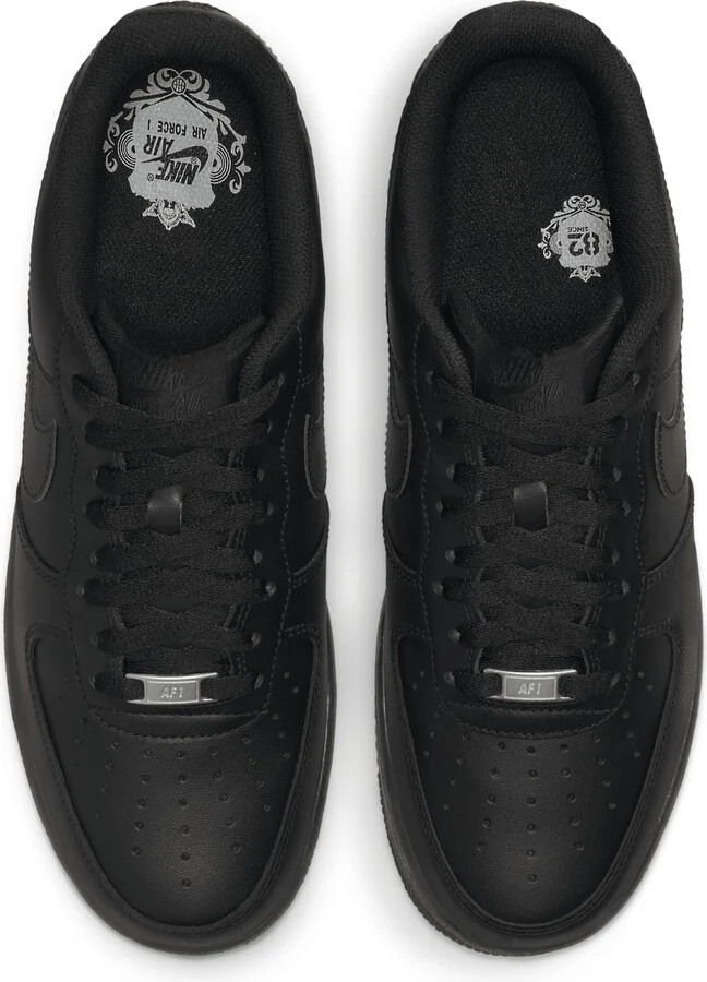 Nike Men's Air Force 1 '07 Shoes in Black | CW2288-001 - Image 5