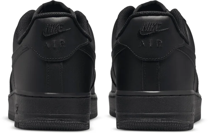 Nike Men's Air Force 1 '07 Shoes in Black | CW2288-001 - Image 7