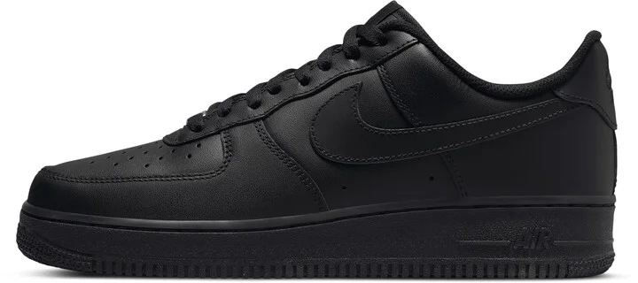 Nike Men's Air Force 1 '07 Shoes in Black | CW2288-001