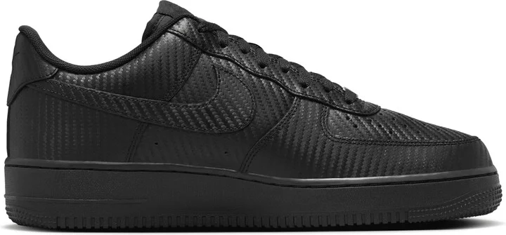 Nike Men's Air Force 1 '07 Texture Shoes in Black | HF2886-001 - Image 3