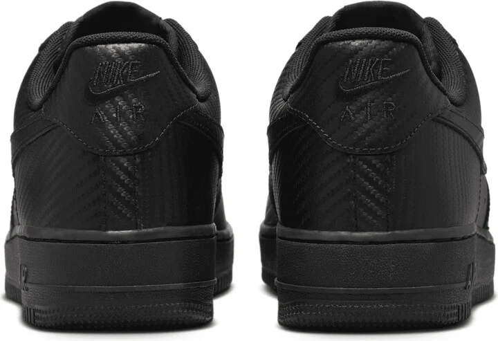 Nike Men's Air Force 1 '07 Texture Shoes in Black | HF2886-001 - Image 6
