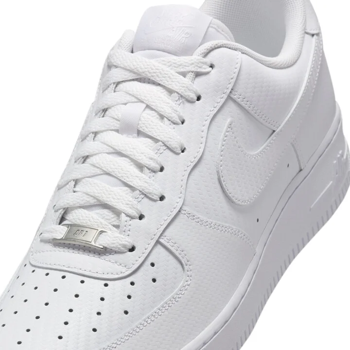 Nike Men's Air Force 1 '07 Texture Shoes in White | HF2886-100 - Image 7