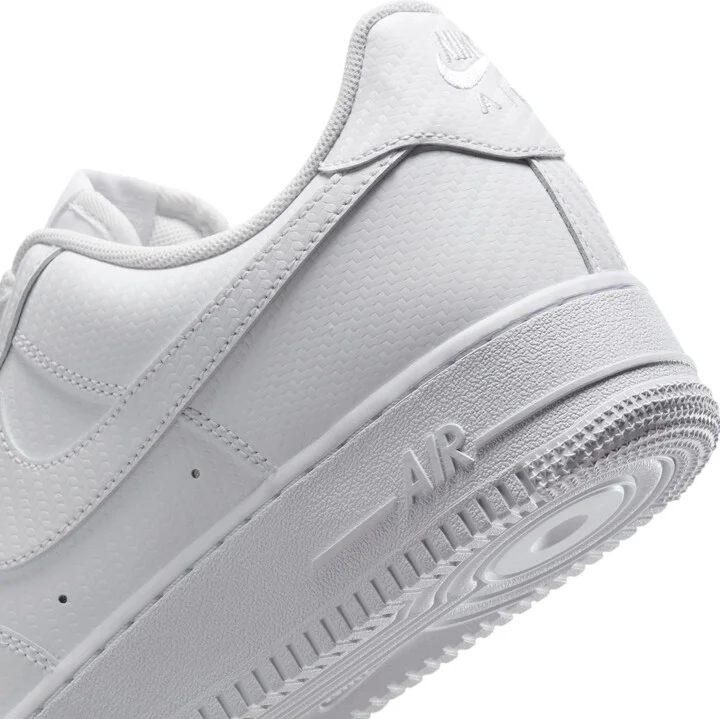 Nike Men's Air Force 1 '07 Texture Shoes in White | HF2886-100 - Image 8
