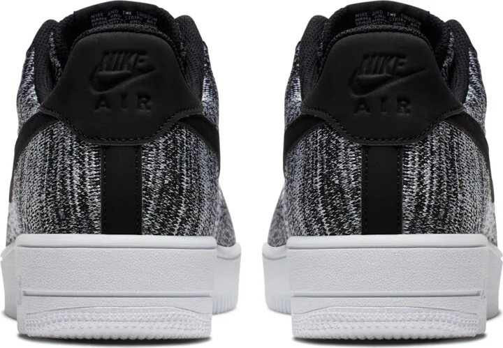 Nike Men's Air Force 1 Flyknit 2.0 Shoes in Black | AV3042-001 - Image 6