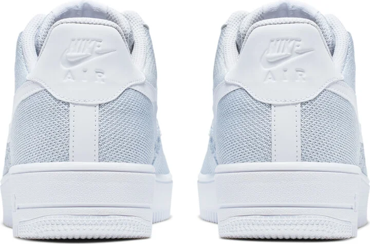 Nike Men's Air Force 1 Flyknit 2.0 Shoes in White | AV3042-100 - Image 6
