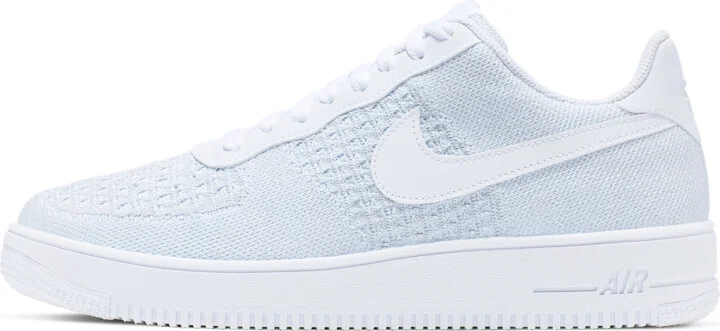 Nike Men's Air Force 1 Flyknit 2.0 Shoes in White | AV3042-100