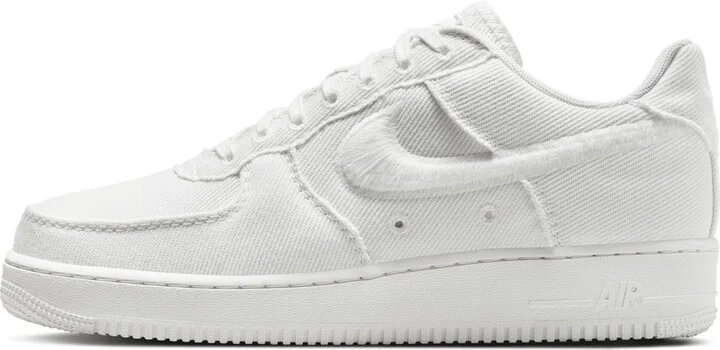 Nike Men's Air Force 1 Low Canvas Shoes in White | HV1204-100