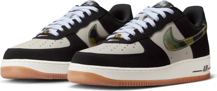 Nike Men's Air Force 1 Low Retro Shoes in White | HQ1967-100 - Image 5