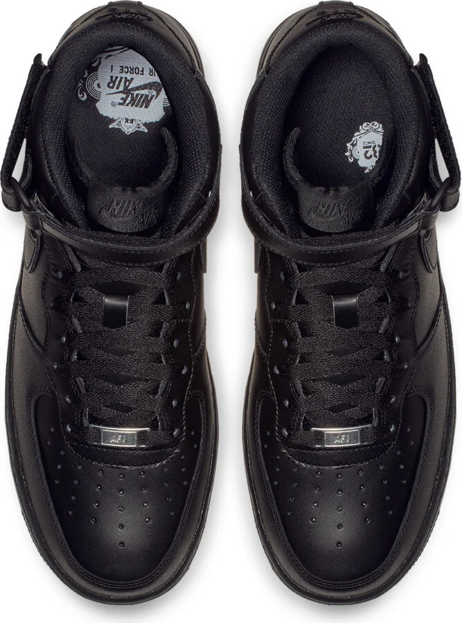 Nike Men's Air Force 1 Mid '07 Shoes in Black | CW2289-001 - Image 5