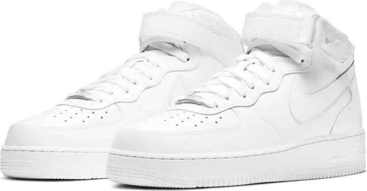 Nike Men's Air Force 1 Mid '07 Shoes in White | CW2289-111 - Image 6