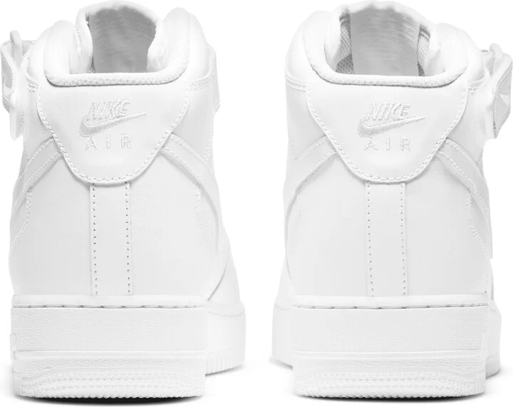 Nike Men's Air Force 1 Mid '07 Shoes in White | CW2289-111 - Image 7