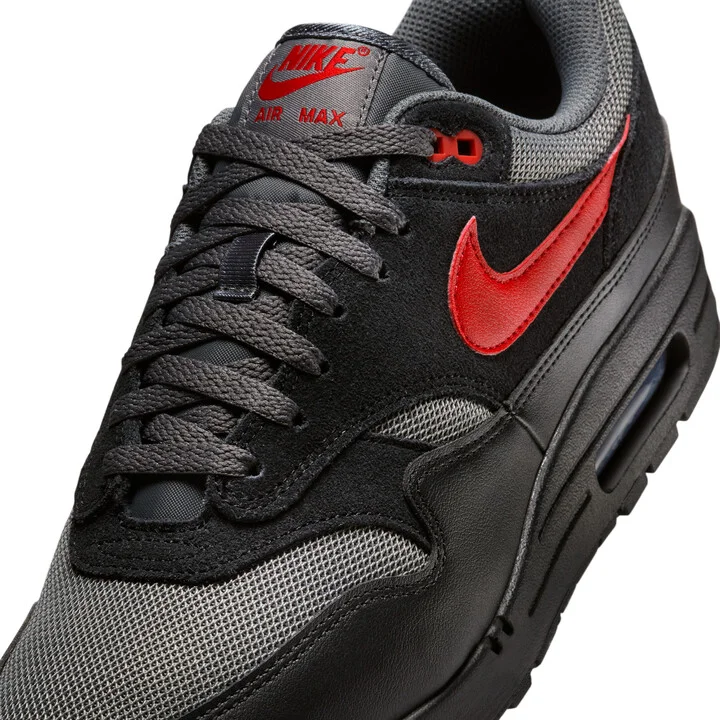 Nike Men's Air Max 1 Essential Shoes in Black | FZ5808-008 - Image 7