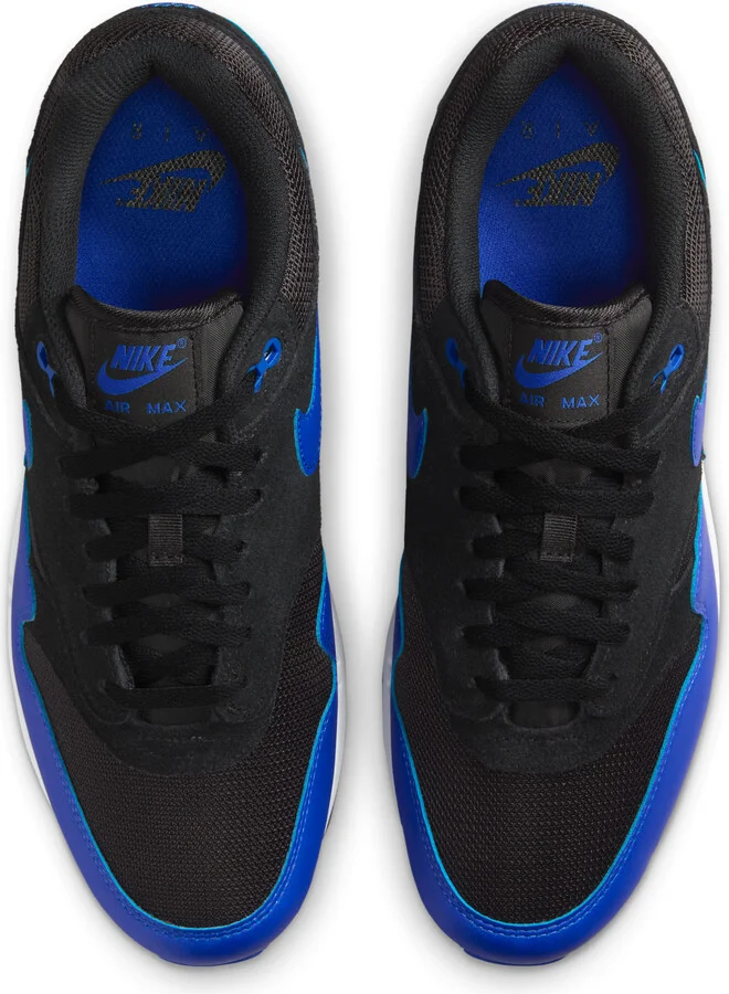 Nike Men's Air Max 1 Essential Shoes in Black | FZ5808-010 - Image 4