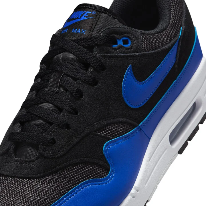 Nike Men's Air Max 1 Essential Shoes in Black | FZ5808-010 - Image 7